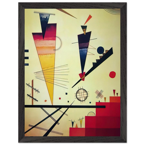 MERRY STRUCTURE 1926 by Wassily Kandinsky — Framed art print at Zephyeer