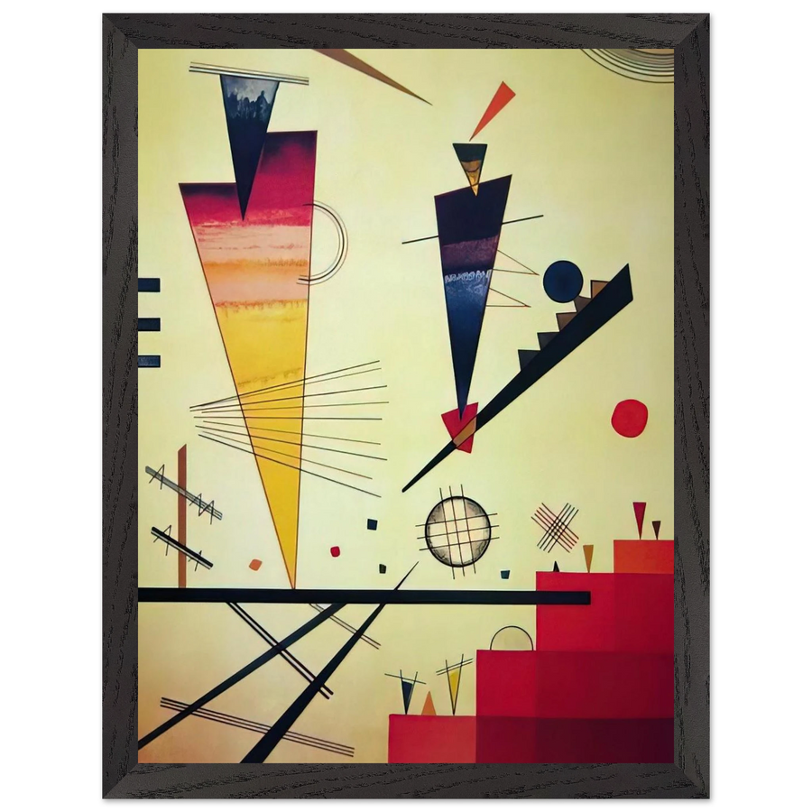 MERRY STRUCTURE 1926 by Wassily Kandinsky — Framed art print at Zephyeer