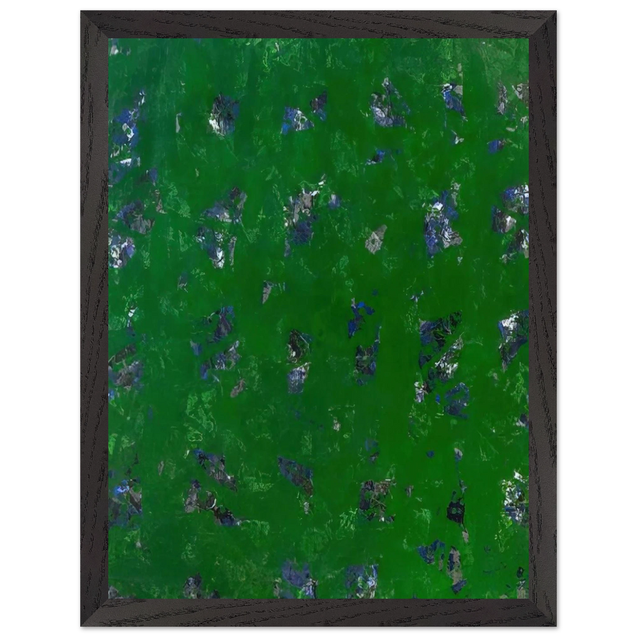Green Buddha  L. L261; SF-337; G. 1157 by Sam Francis — Framed art print at Zephyeer