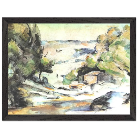Landscape in the Provence by Paul Cézanne — Framed art print at Zephyeer