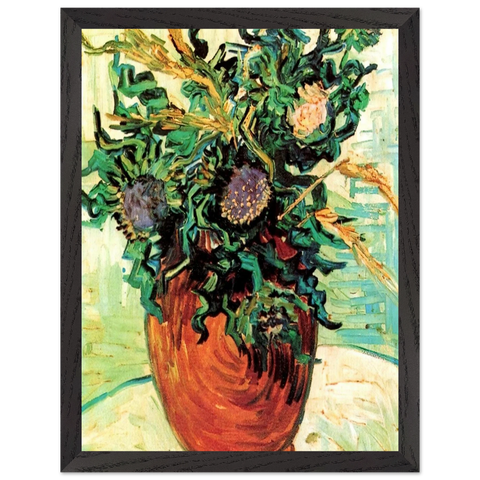 Still Life with Thistles by Vincent van Gogh — Framed art print at Zephyeer