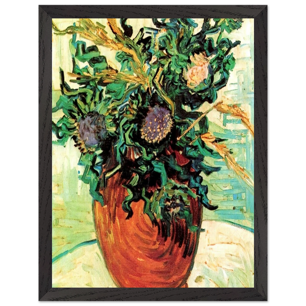 Still Life with Thistles by Vincent van Gogh — Framed art print at Zephyeer