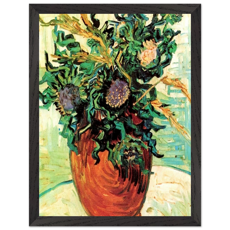 Still Life with Thistles by Vincent van Gogh — Framed art print at Zephyeer