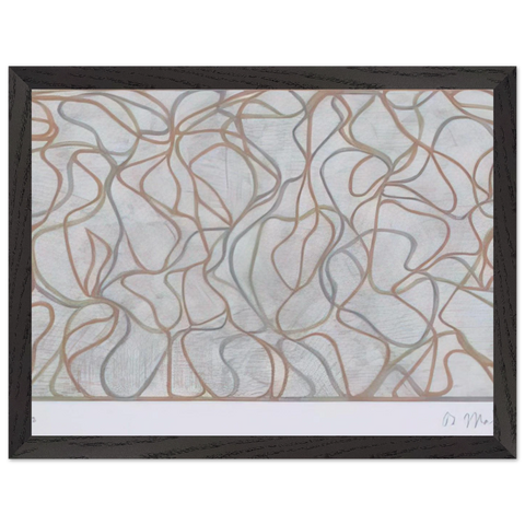 Distant Muses - 2000 by Brice Marden — Framed art print at Zephyeer