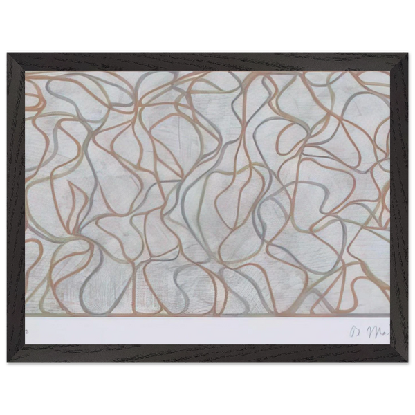 Distant Muses - 2000 by Brice Marden — Framed art print at Zephyeer