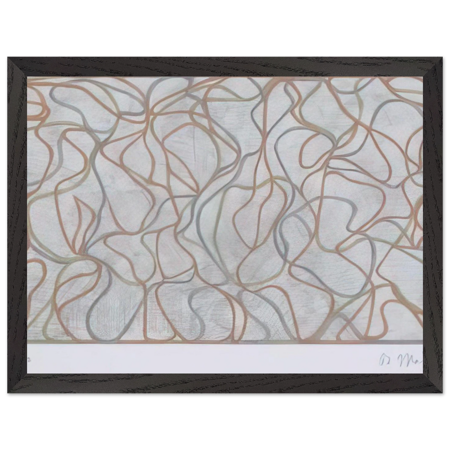 Distant Muses - 2000 by Brice Marden — Framed art print at Zephyeer
