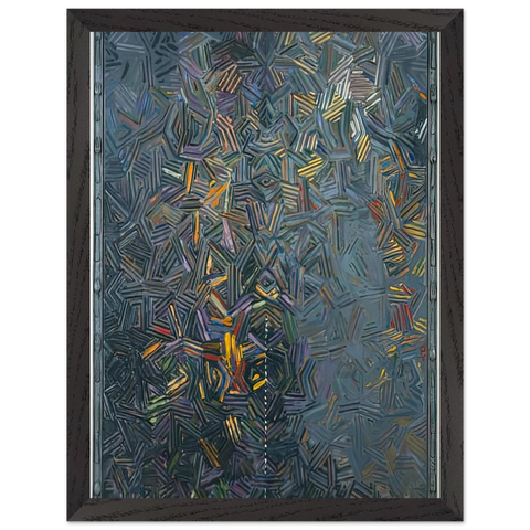 DANCERS ON A PLANE 1981 by Jasper Johns — Framed art print at Zephyeer