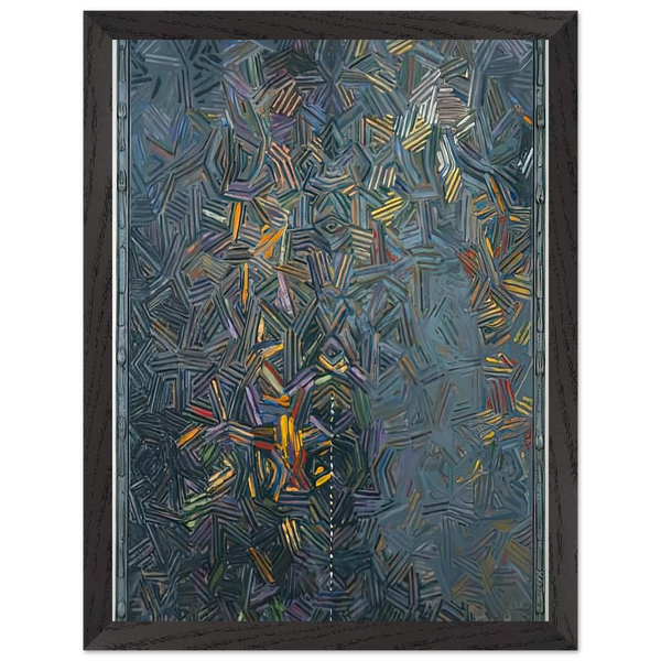 DANCERS ON A PLANE 1981 by Jasper Johns — Framed art print at Zephyeer