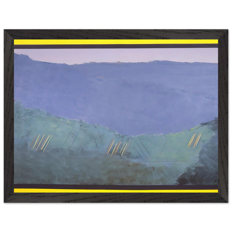 Cheat River - 1968 by Ronnie Landfield — Framed art print at Zephyeer