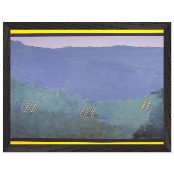 Cheat River - 1968 by Ronnie Landfield — Framed art print at Zephyeer