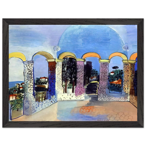 ARCADES AT VALLAURIS 1927 by Raoul Dufy — Framed art print at Zephyeer
