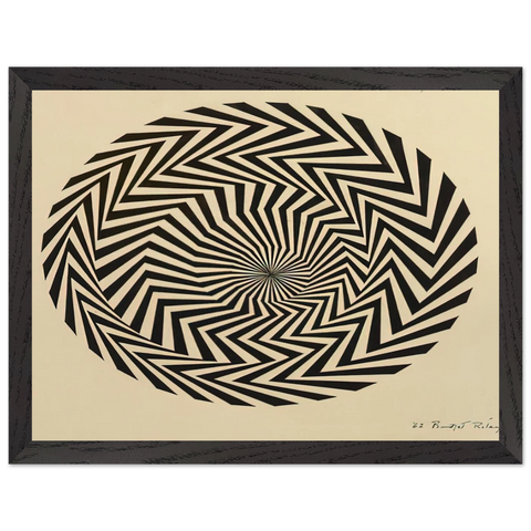 BLAZE STUDY 1962 by Bridget Riley — Framed art print at Zephyeer
