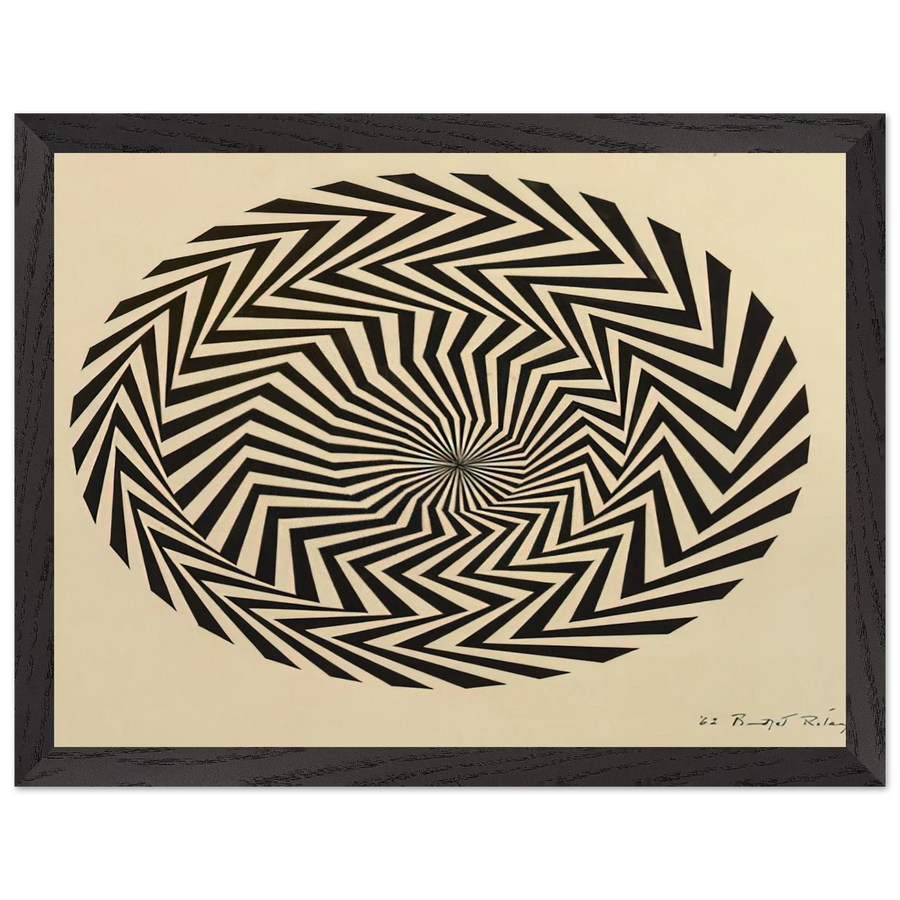 BLAZE STUDY 1962 by Bridget Riley — Framed art print at Zephyeer