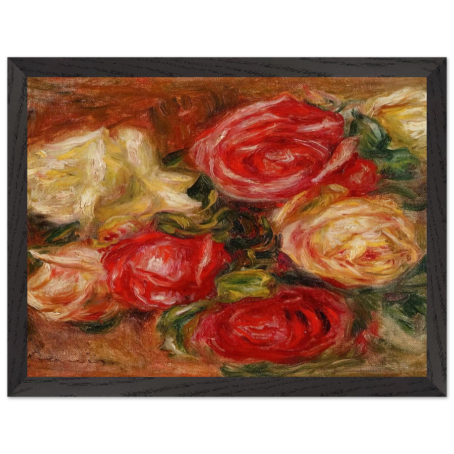 Bouquet of Flowers by Pierre-Auguste Renoir — Framed art print at Zephyeer