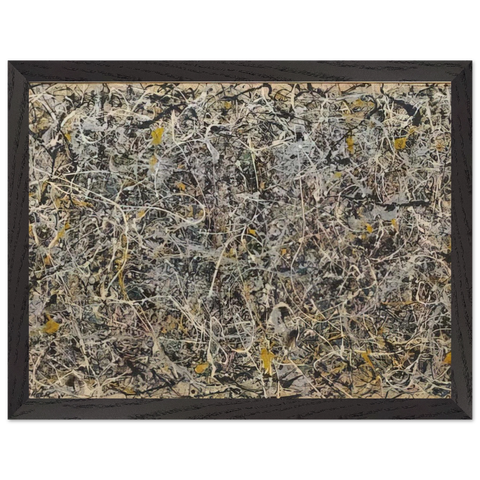 NUMBER 1 by Jackson Pollock — Framed art print at Zephyeer