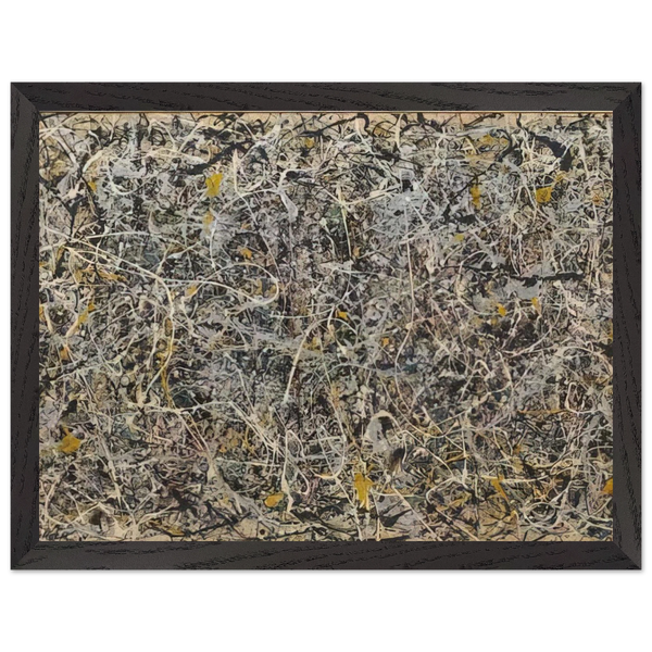 NUMBER 1 by Jackson Pollock — Framed art print at Zephyeer