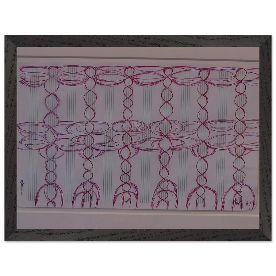 CHANGE THE DIRECTION OF THE MUSIC STAFF by Louise Bourgeois — Framed art print at Zephyeer