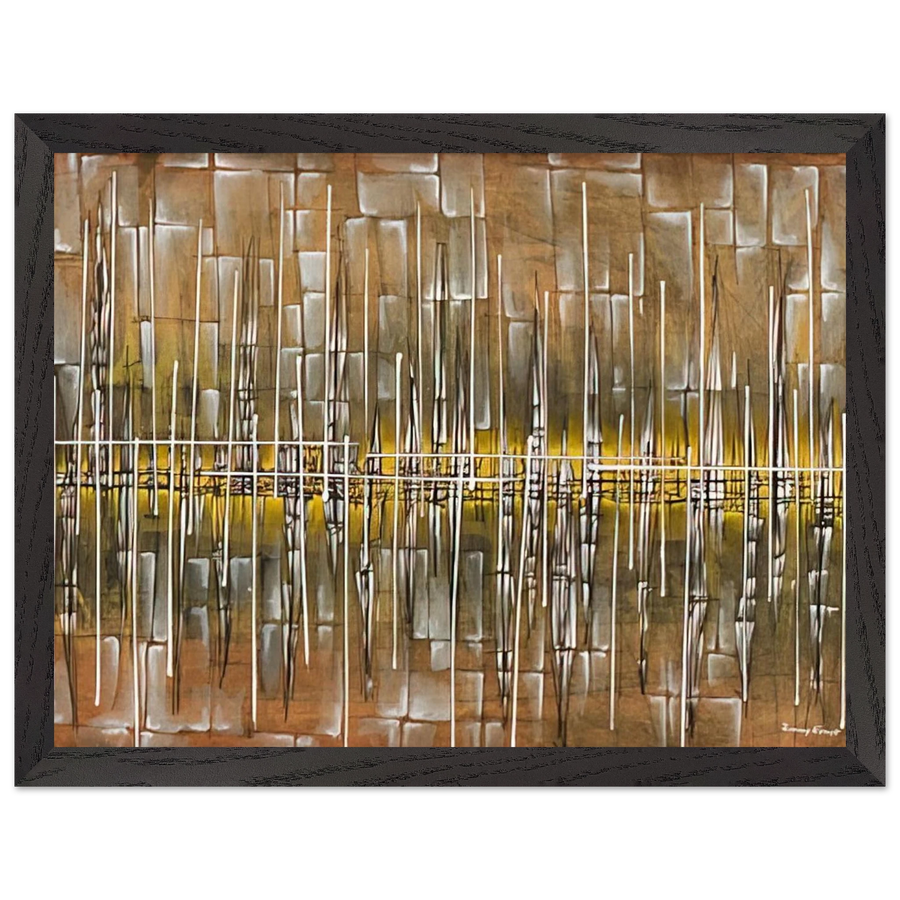 Dialogue II - 1954 by Jimmy Ernst — Framed art print at Zephyeer
