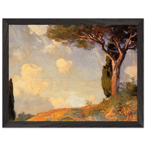 A Landscape Study at San Vigilio, Lake of Garda by John Singer Sargent — Framed art print at Zephyeer