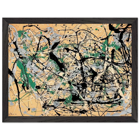 NUMBER 17 1949 by Jackson Pollock — Framed art print at Zephyeer
