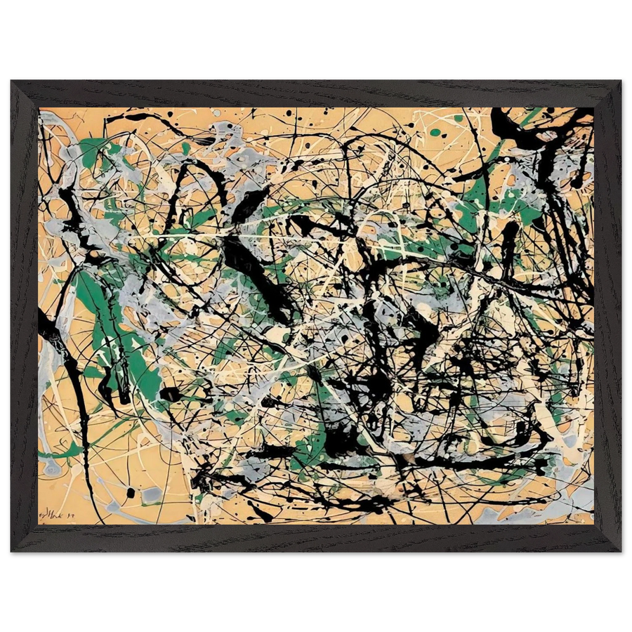 NUMBER 17 1949 by Jackson Pollock — Framed art print at Zephyeer