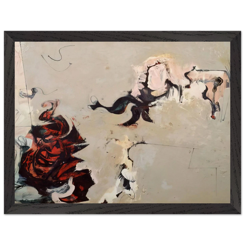 Untitled - 1959 by Hassel Smith — Framed art print at Zephyeer