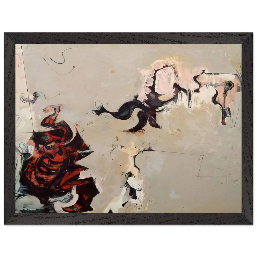 Untitled - 1959 by Hassel Smith — Framed art print at Zephyeer