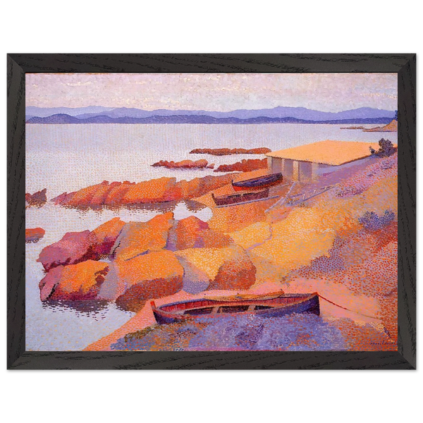Coast Near Antibes by Henri-Edmond Cross — Framed art print at Zephyeer