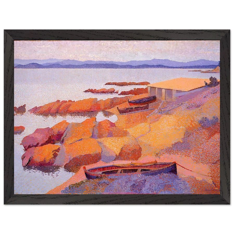 Coast Near Antibes by Henri-Edmond Cross — Framed art print at Zephyeer