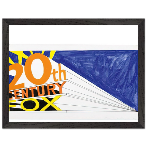 TRADEMARK 5 1962 by Edward Ruscha — Framed art print at Zephyeer
