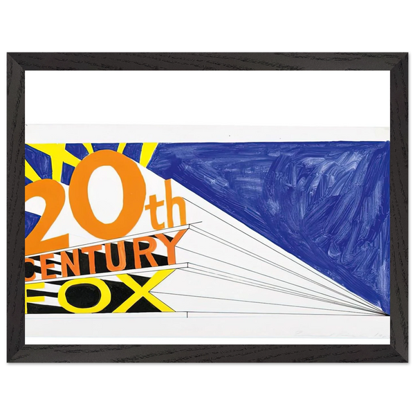TRADEMARK 5 1962 by Edward Ruscha — Framed art print at Zephyeer