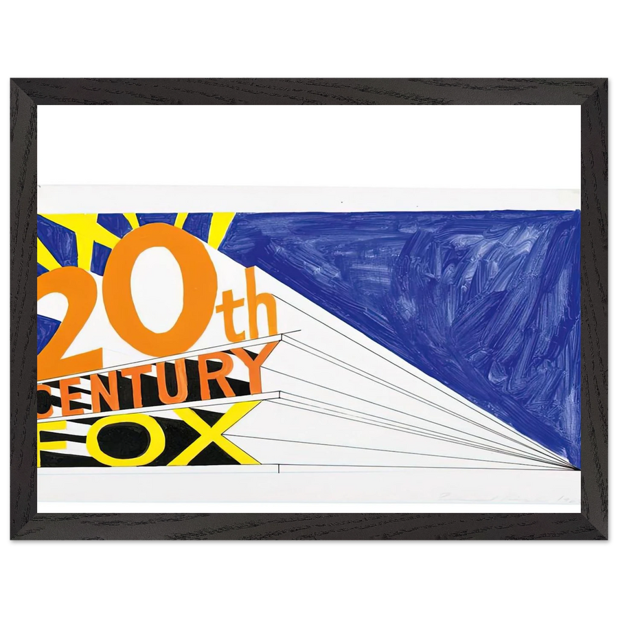 TRADEMARK 5 1962 by Edward Ruscha — Framed art print at Zephyeer