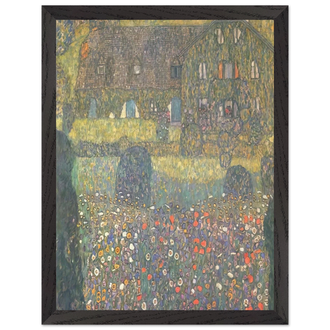 COUNTRY HOUSE BY THE ATTERSEE by Gustav Klimt — Framed art print at Zephyeer