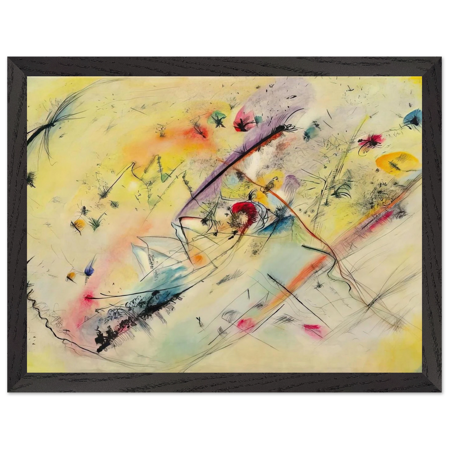 BRIGHT PICTURE 1913 by Wassily Kandinsky — Framed art print at Zephyeer