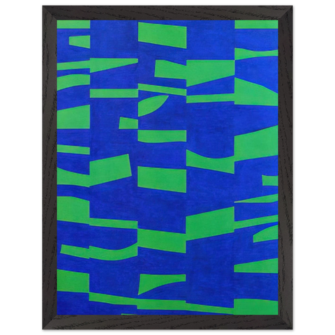 The Meschers by Ellsworth Kelly — Framed art print at Zephyeer
