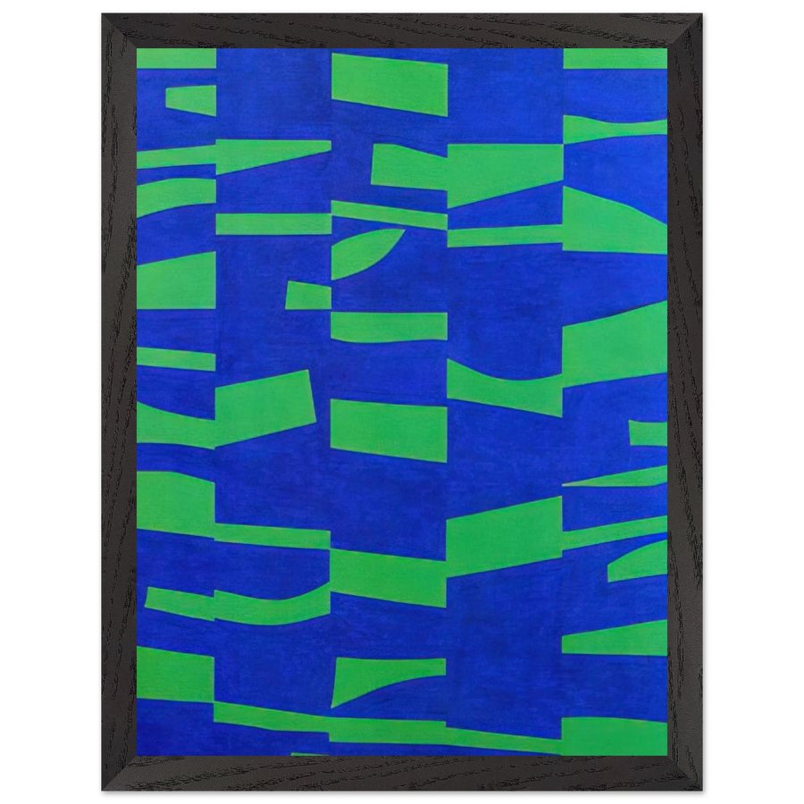 The Meschers by Ellsworth Kelly — Framed art print at Zephyeer