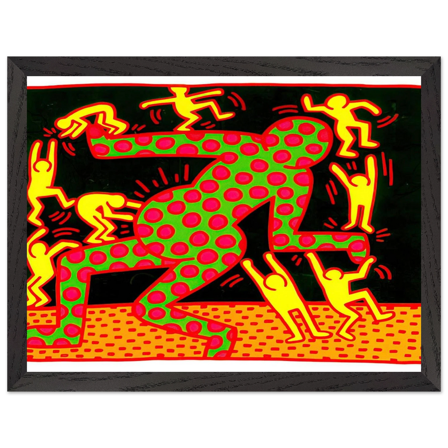 UNTITLED 1983 2 by Keith Haring — Framed art print at Zephyeer