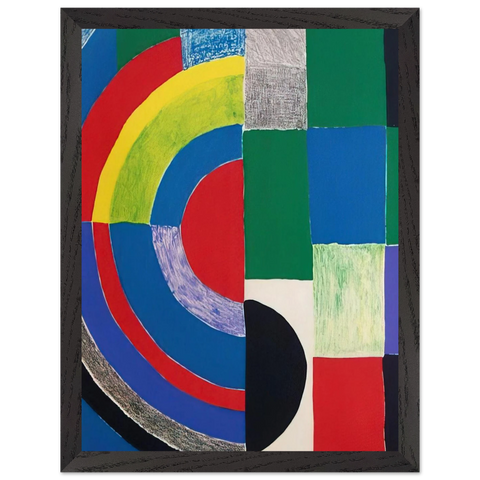 COLOR RHYTHMS by Sonia Delaunay — Framed art print at Zephyeer