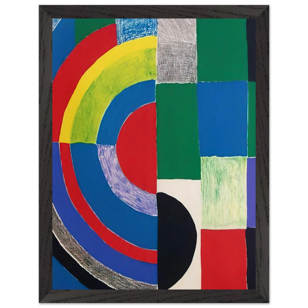 COLOR RHYTHMS by Sonia Delaunay — Framed art print at Zephyeer