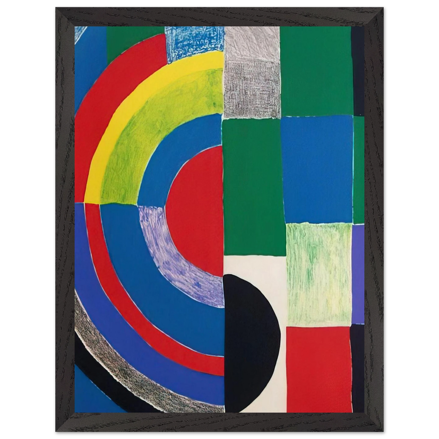 COLOR RHYTHMS by Sonia Delaunay — Framed art print at Zephyeer