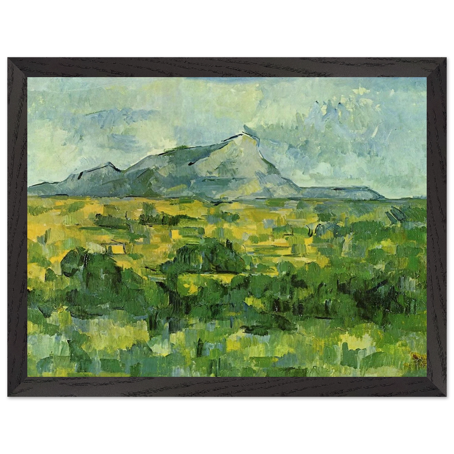 Mont Sainte-Victoire by Paul Cézanne — Framed art print at Zephyeer