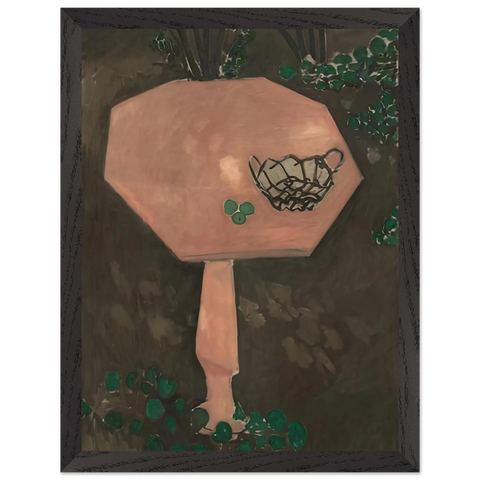 THE ROSE MARBLE TABLE 1917 by Henri Matisse — Framed art print at Zephyeer