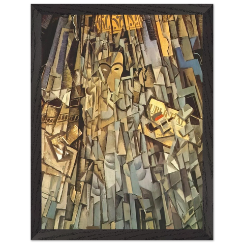 CUBIST SELF PORTRAIT by Salvador Dali — Framed art print at Zephyeer