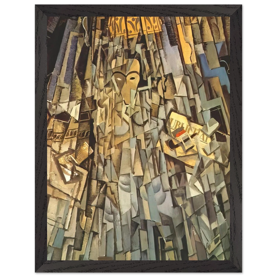 CUBIST SELF PORTRAIT by Salvador Dali — Framed art print at Zephyeer
