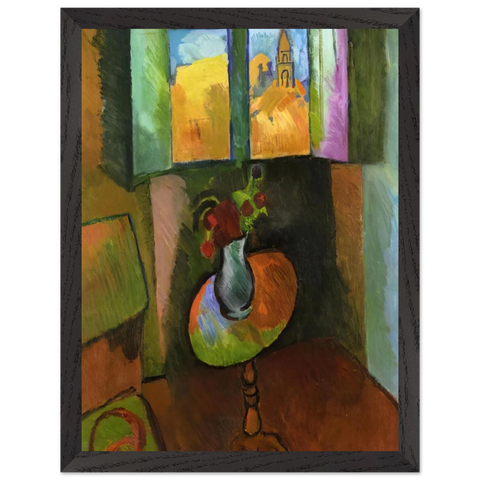 PEDISTAL TABLE RUE SEGUIER 1909 by Raoul Dufy — Framed art print at Zephyeer
