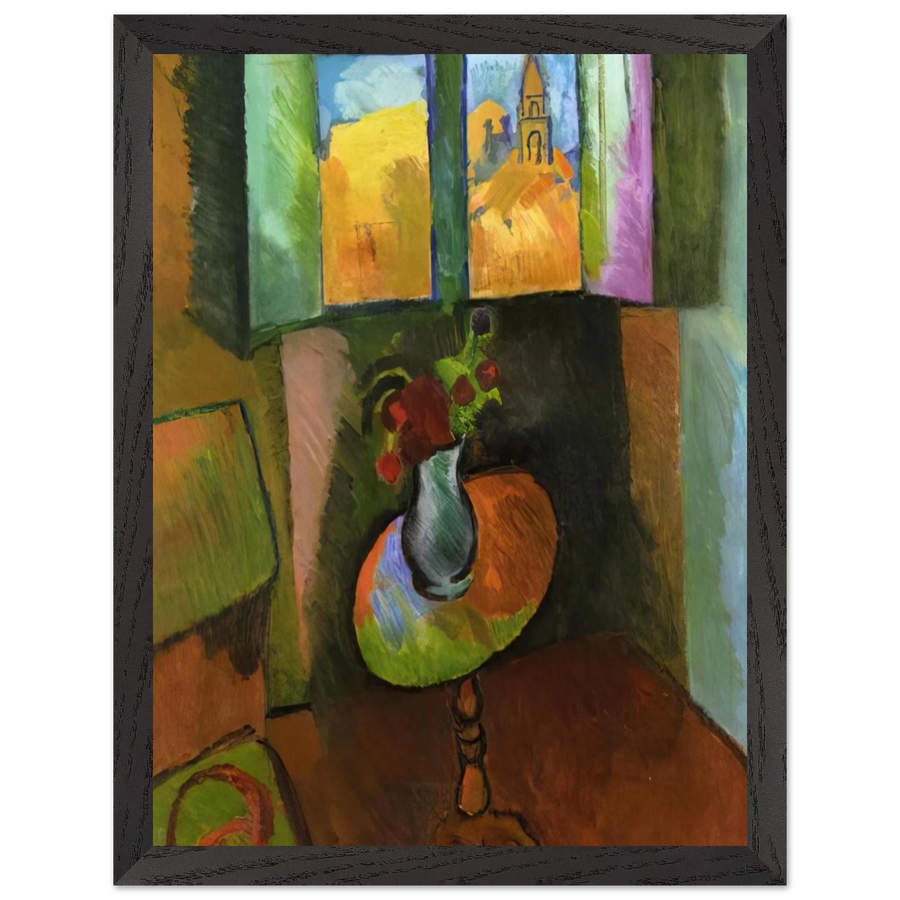 PEDISTAL TABLE RUE SEGUIER 1909 by Raoul Dufy — Framed art print at Zephyeer