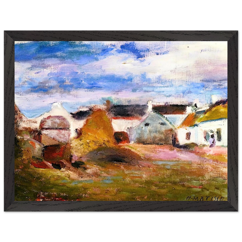 FARMYARD IN BRITTANY 1897 by Henri Matisse — Framed art print at Zephyeer