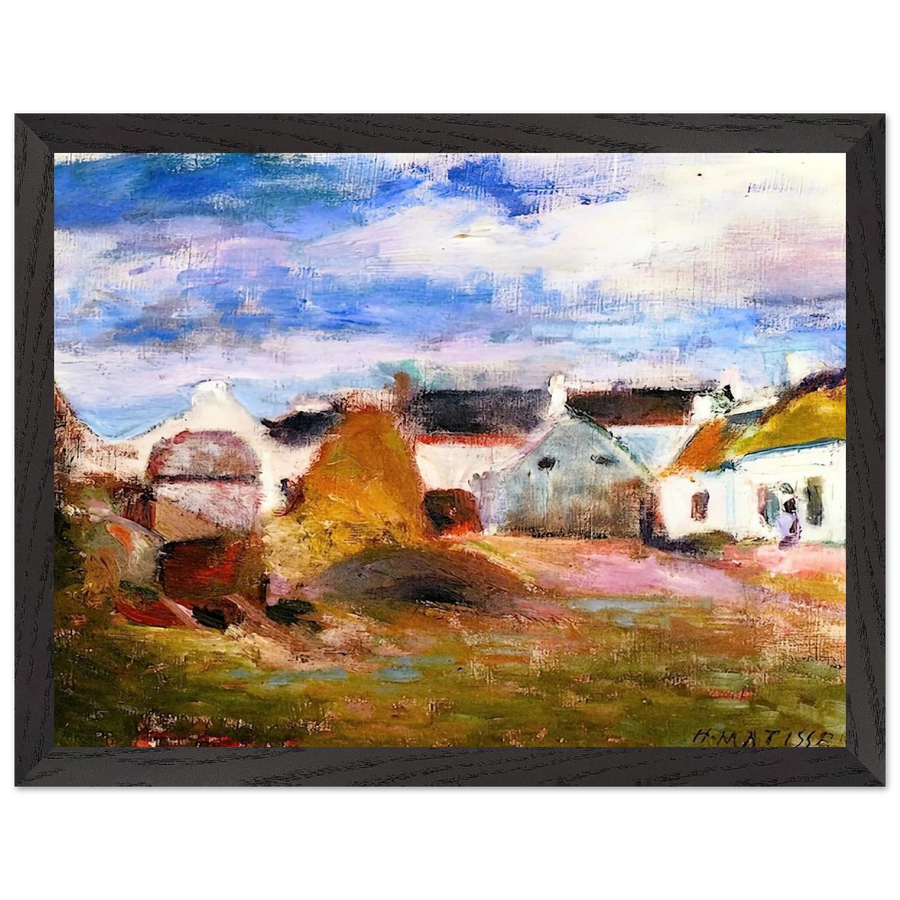 FARMYARD IN BRITTANY 1897 by Henri Matisse — Framed art print at Zephyeer