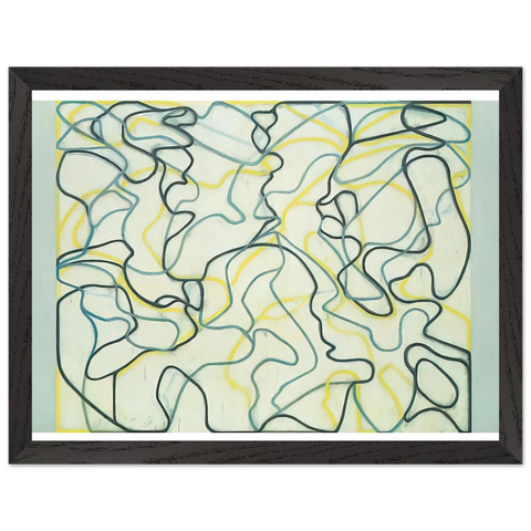 Second Letter Zen Spring - 2009 by Brice Marden — Framed art print at Zephyeer