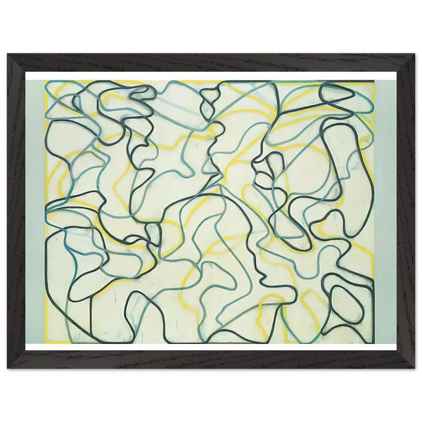 Second Letter Zen Spring - 2009 by Brice Marden — Framed art print at Zephyeer